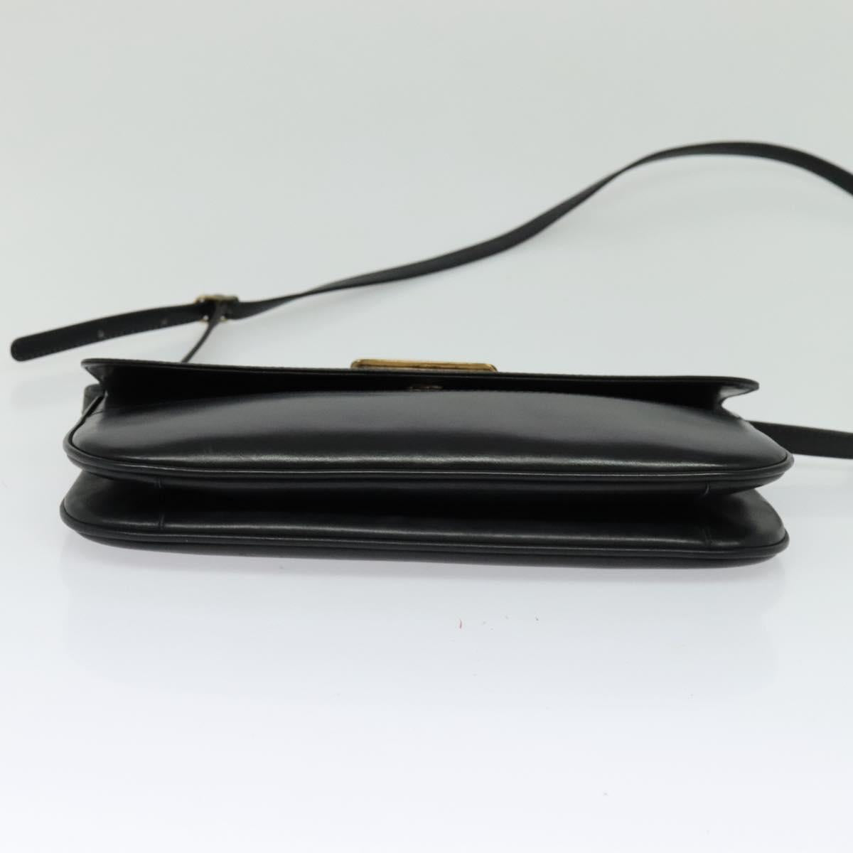 BALLY Shoulder Bag Leather Black