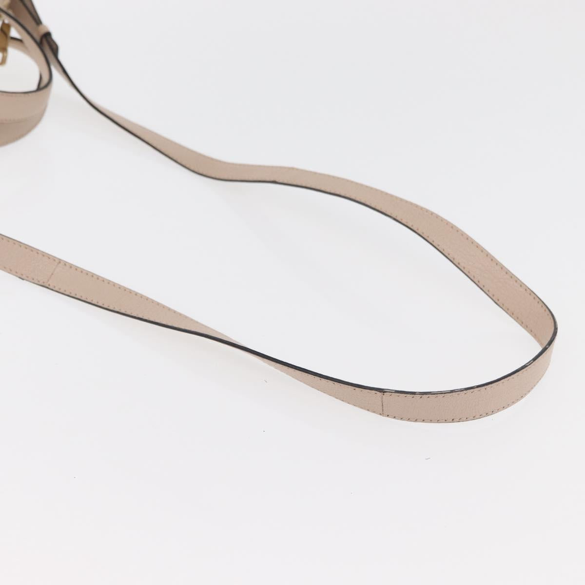 Chloe Hand Bag Leather 2way Beige Gold