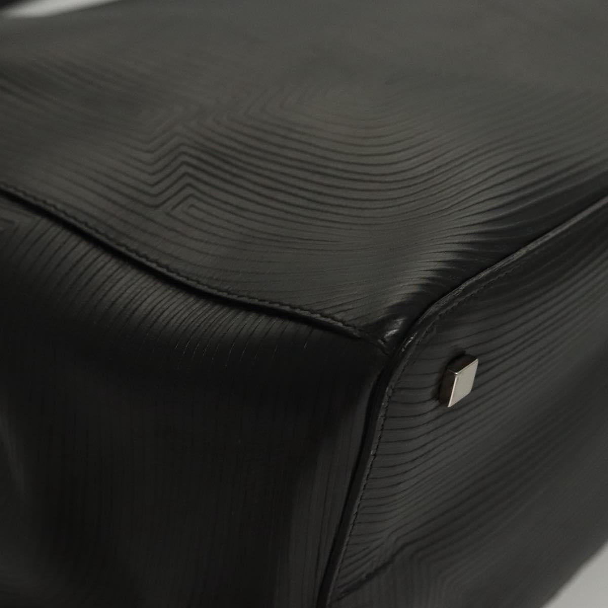 BALLY Shoulder Bag Leather Black Gold