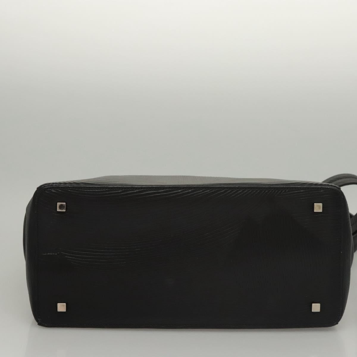 BALLY Shoulder Bag Leather Black Gold