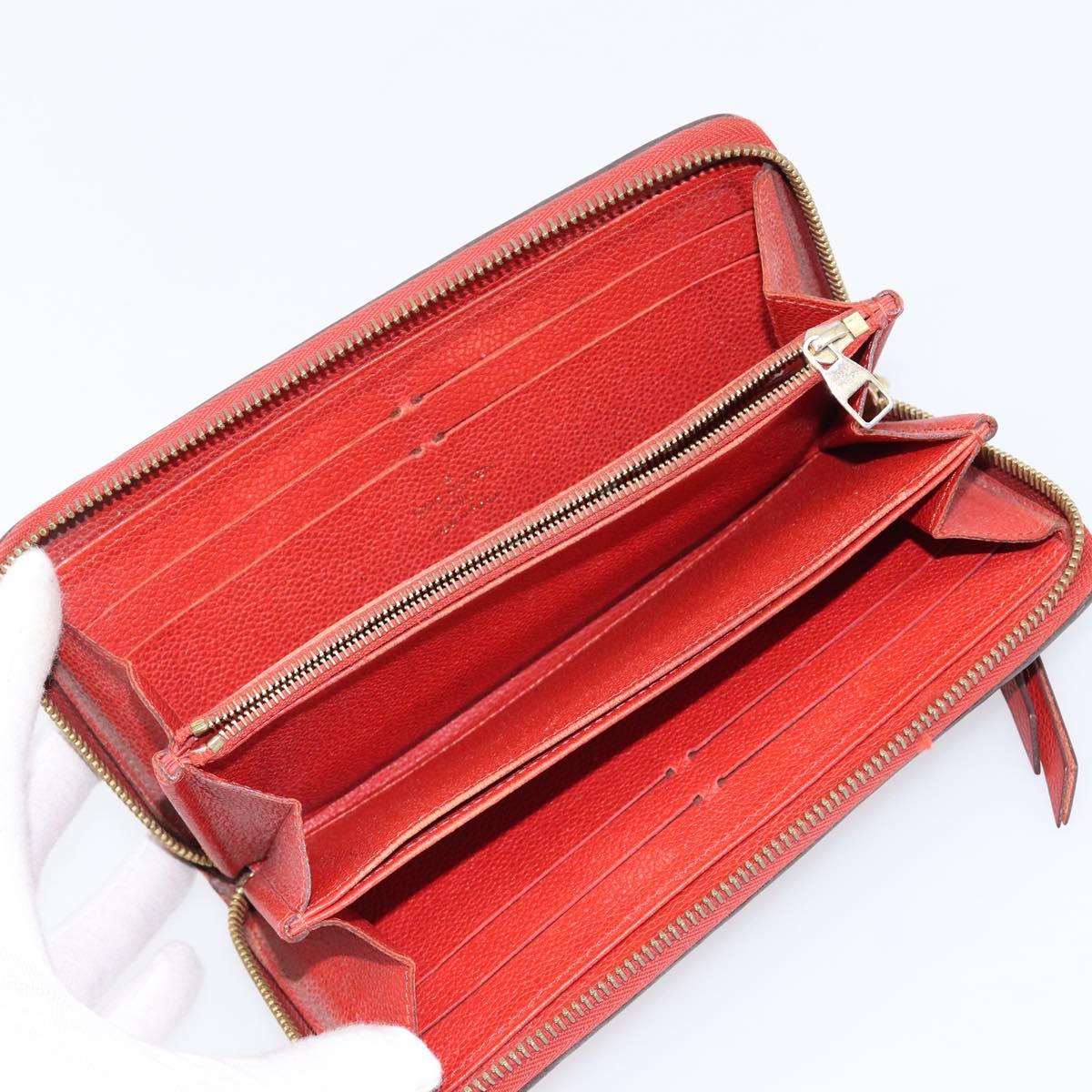 Louis Vuitton Long Wallet 2 Set White Red LV