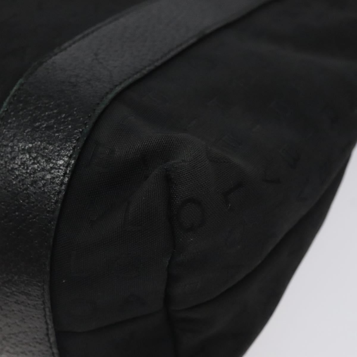 BVLGARI Logo Mania Hand Bag Canvas Black