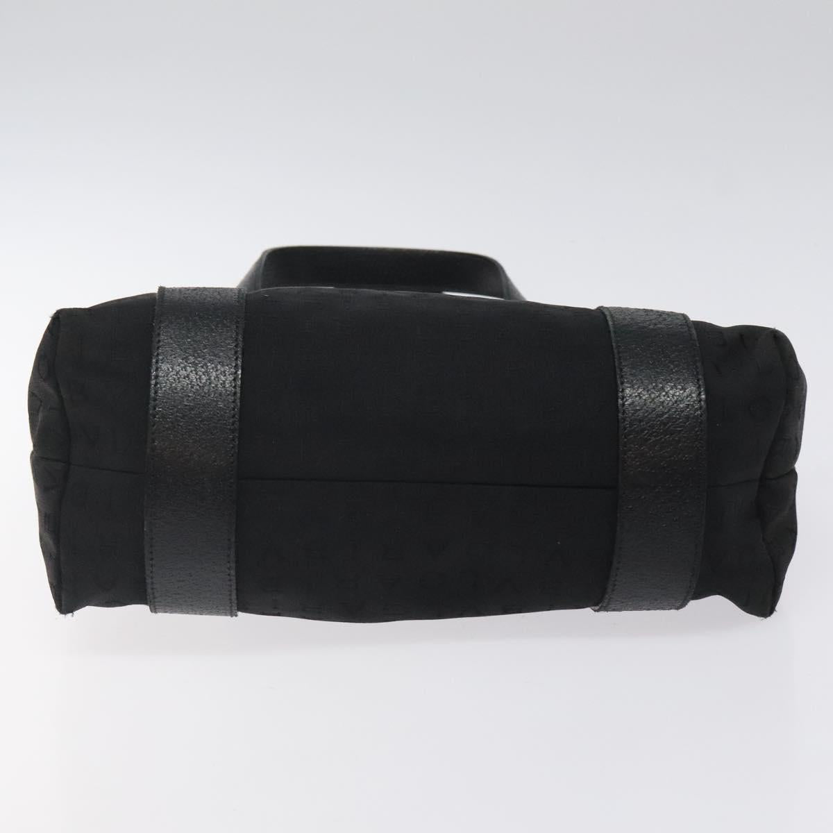 BVLGARI Logo Mania Hand Bag Canvas Black