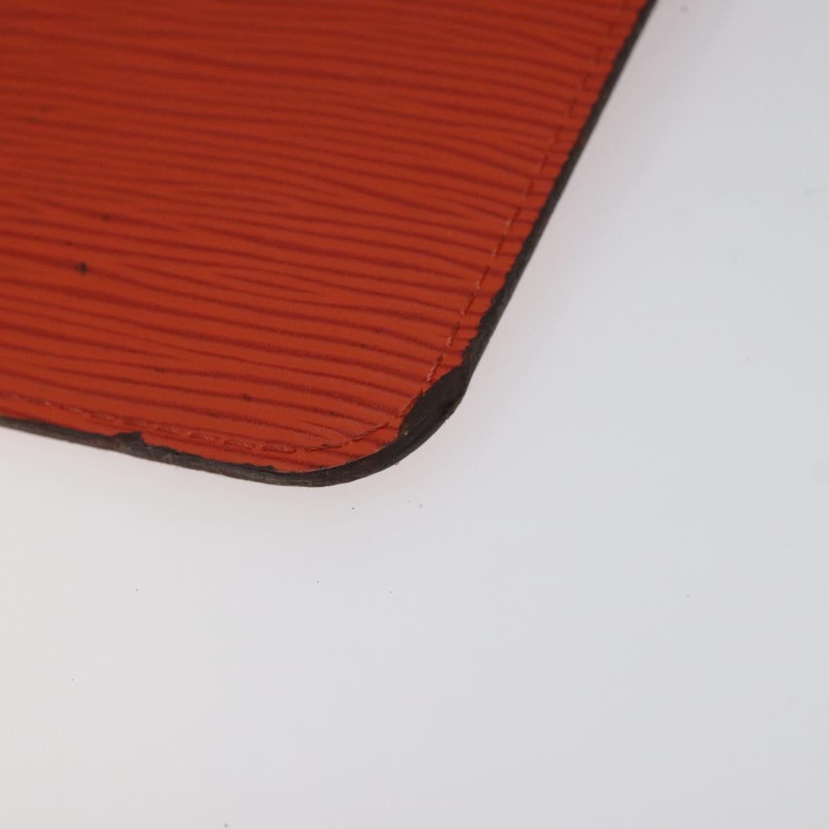 Louis Vuitton Epi Neverfull PM Pouch Orange LV