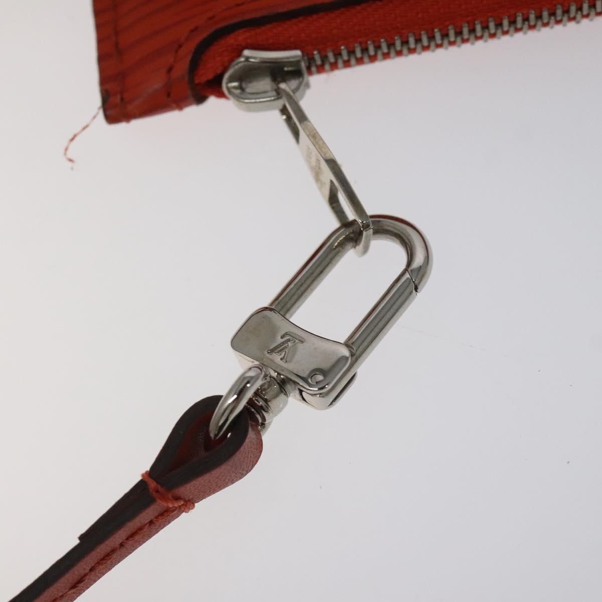 Louis Vuitton Epi Neverfull PM Pouch Orange LV