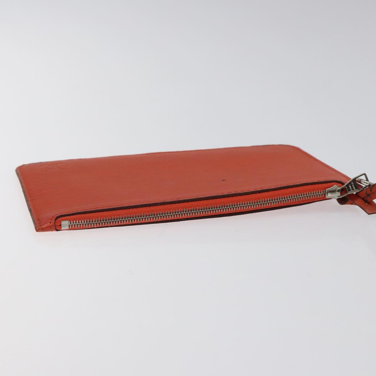 Louis Vuitton Epi Neverfull PM Pouch Orange LV
