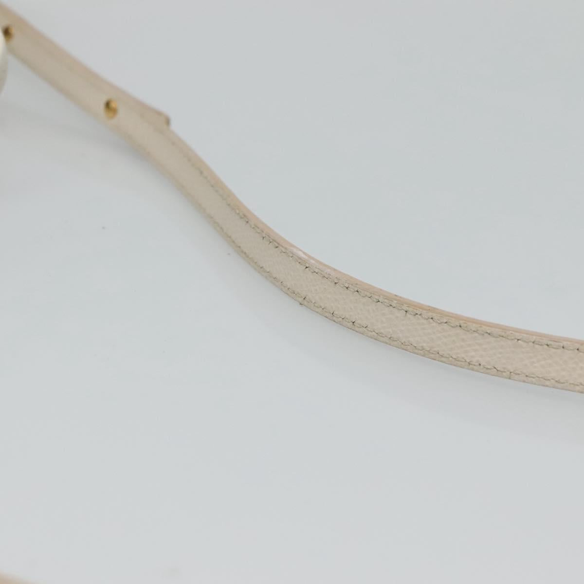 CELINE Hand Bag Leather 2way White