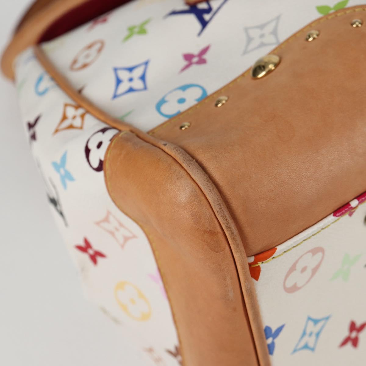 Louis Vuitton Monogram Multicolor Beverly GM Hand Bag White M40201