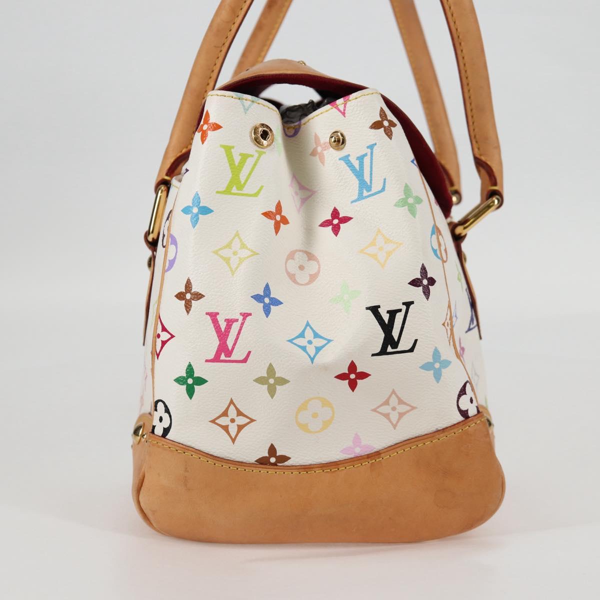 Louis Vuitton Monogram Multicolor Beverly GM Hand Bag White M40201