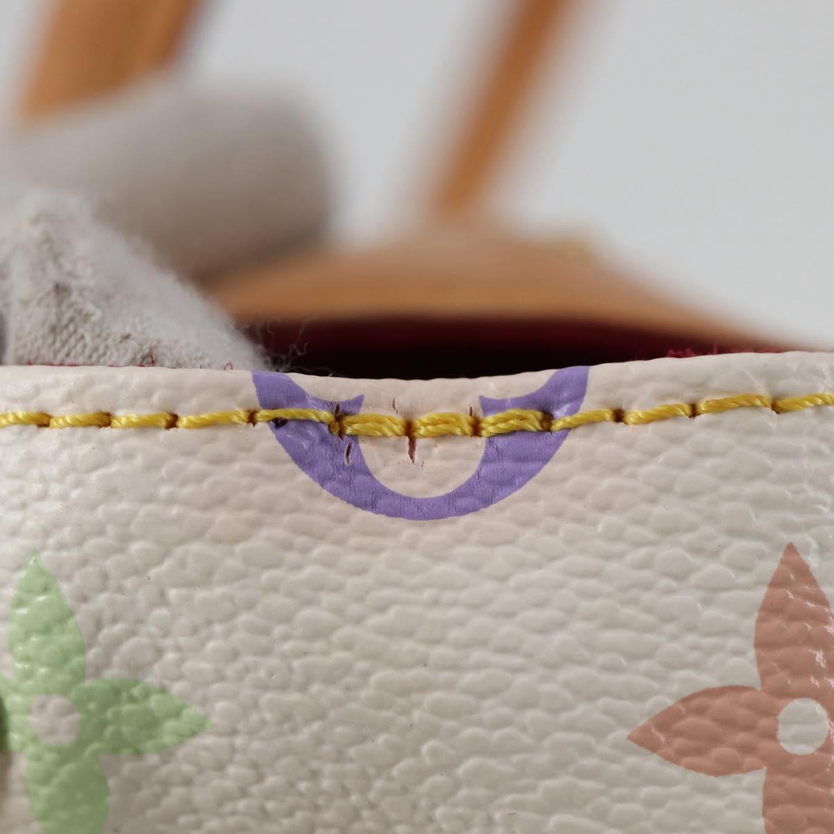 Louis Vuitton Monogram Multicolor Beverly GM Hand Bag White M40201