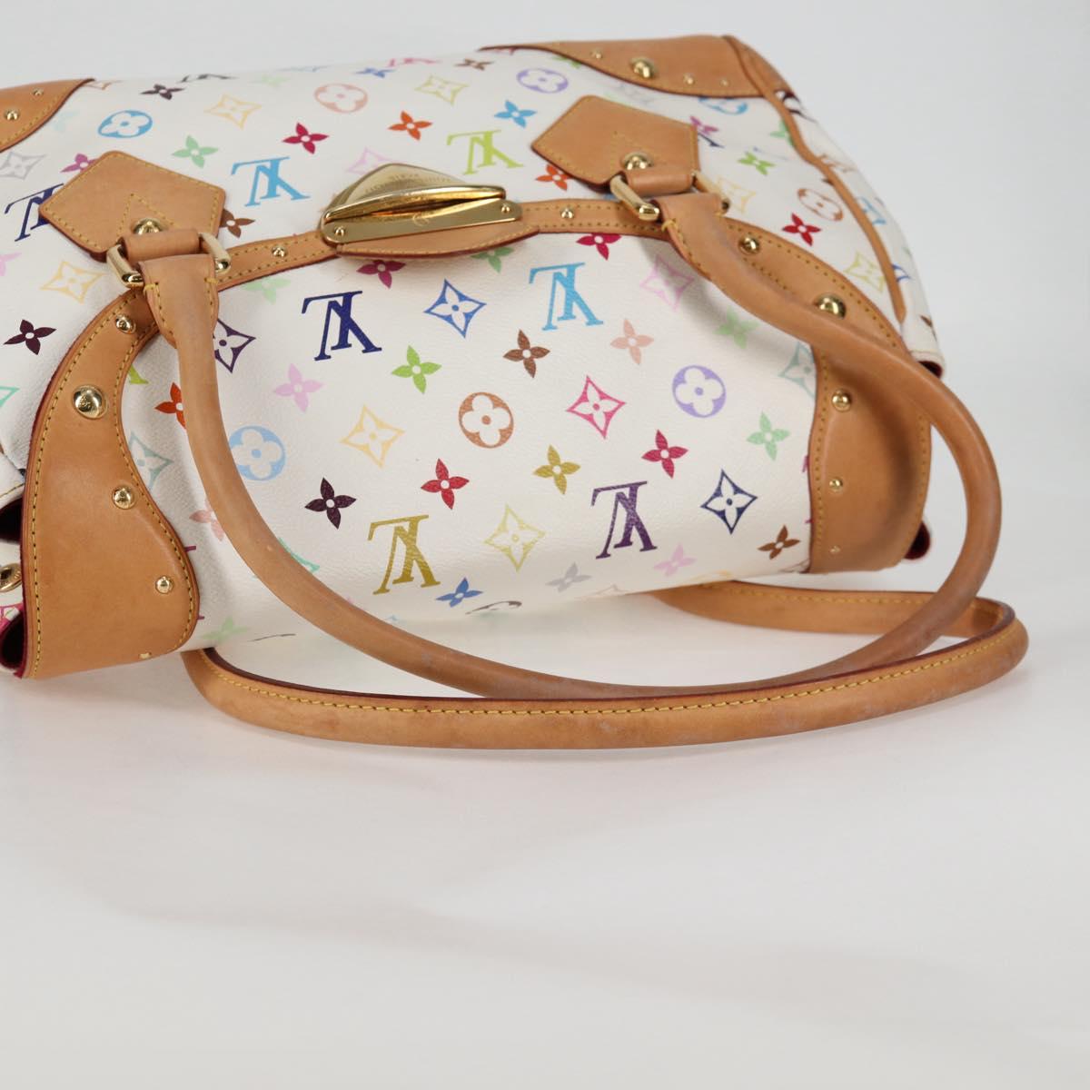 Louis Vuitton Monogram Multicolor Beverly GM Hand Bag White M40201