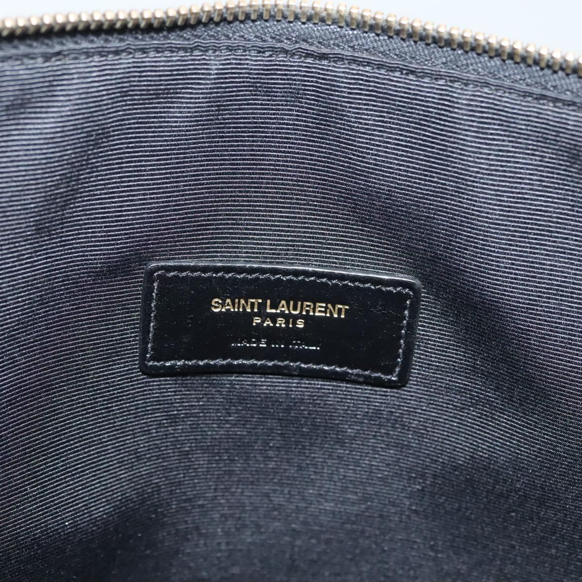 SAINT LAURENT Document case PVC Brown