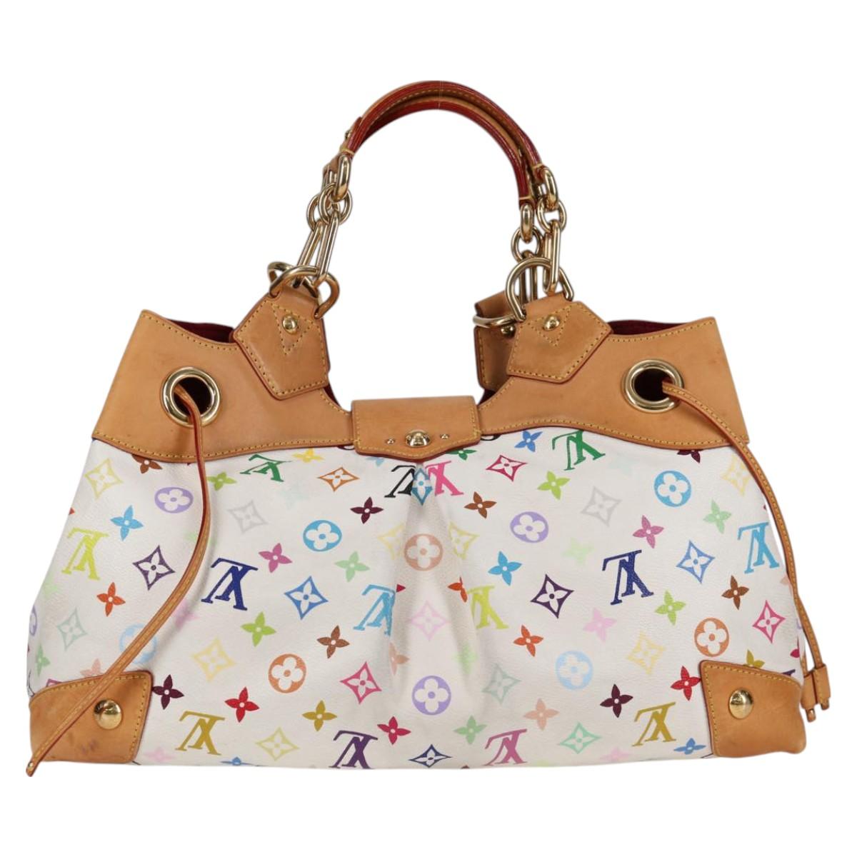 Louis Vuitton Monogram Multicolor Ursula Tote Bag White M40123 LV
