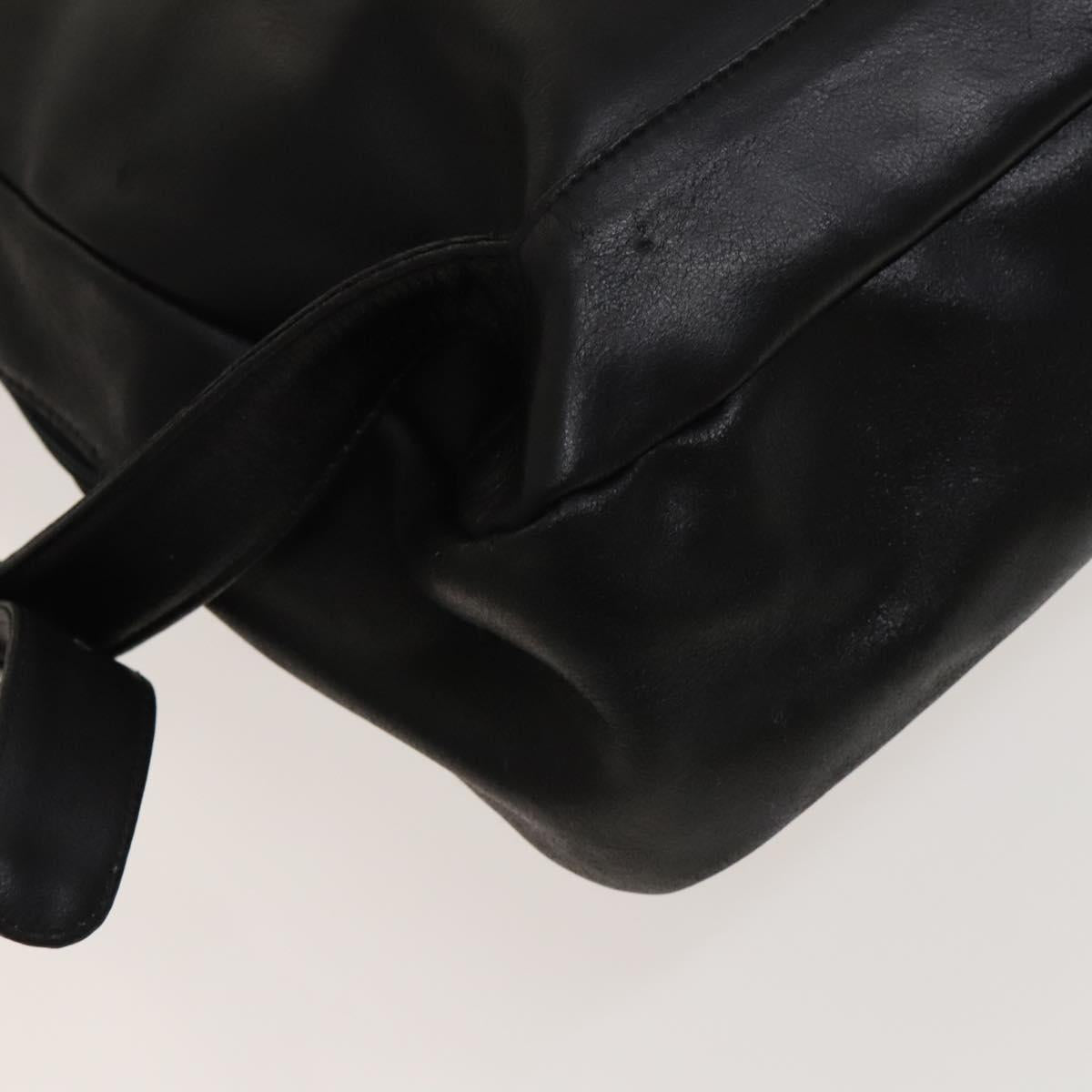Gianni Versace Backpack Leather Black Gold