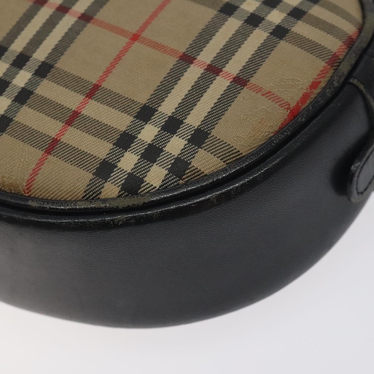 Burberrys Nova Check Shoulder Bag Canvas Beige