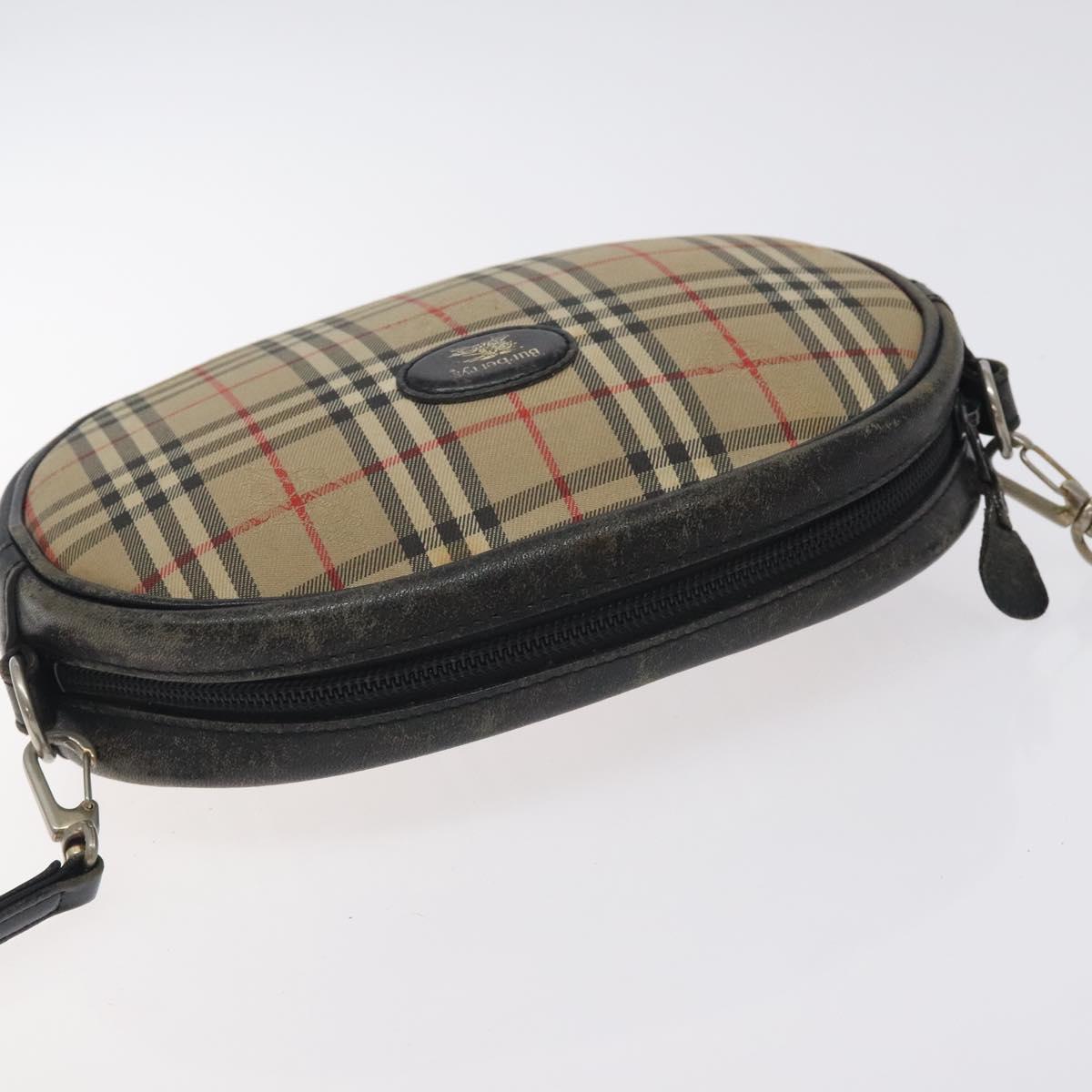 Burberrys Nova Check Shoulder Bag Canvas Beige
