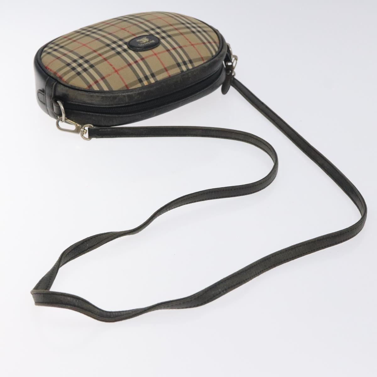 Burberrys Nova Check Shoulder Bag Canvas Beige