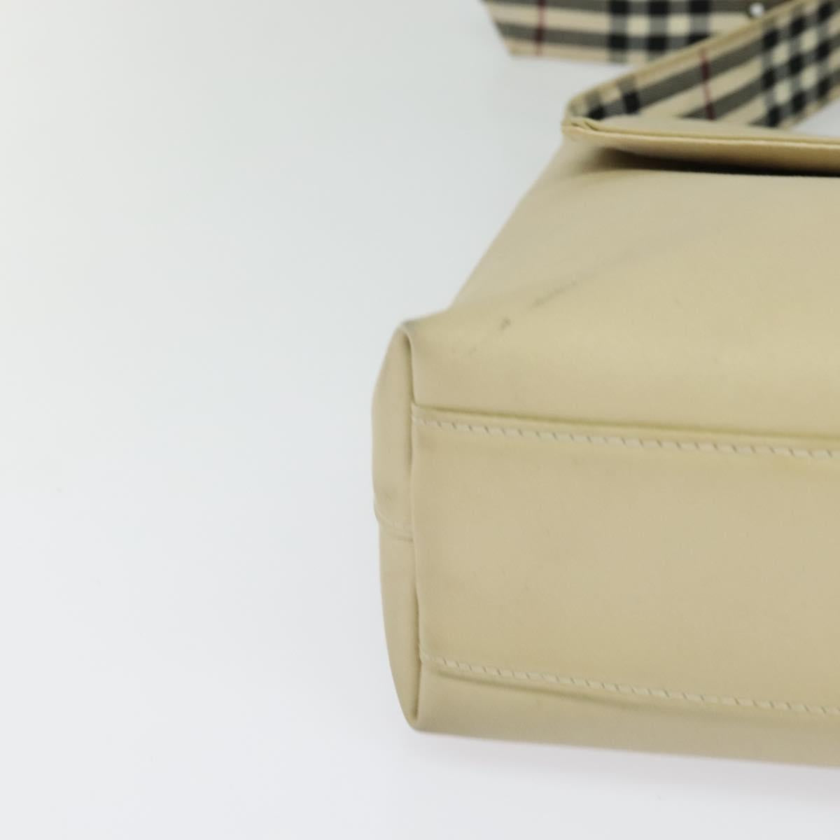 BURBERRY Shoulder Bag Canvas Beige