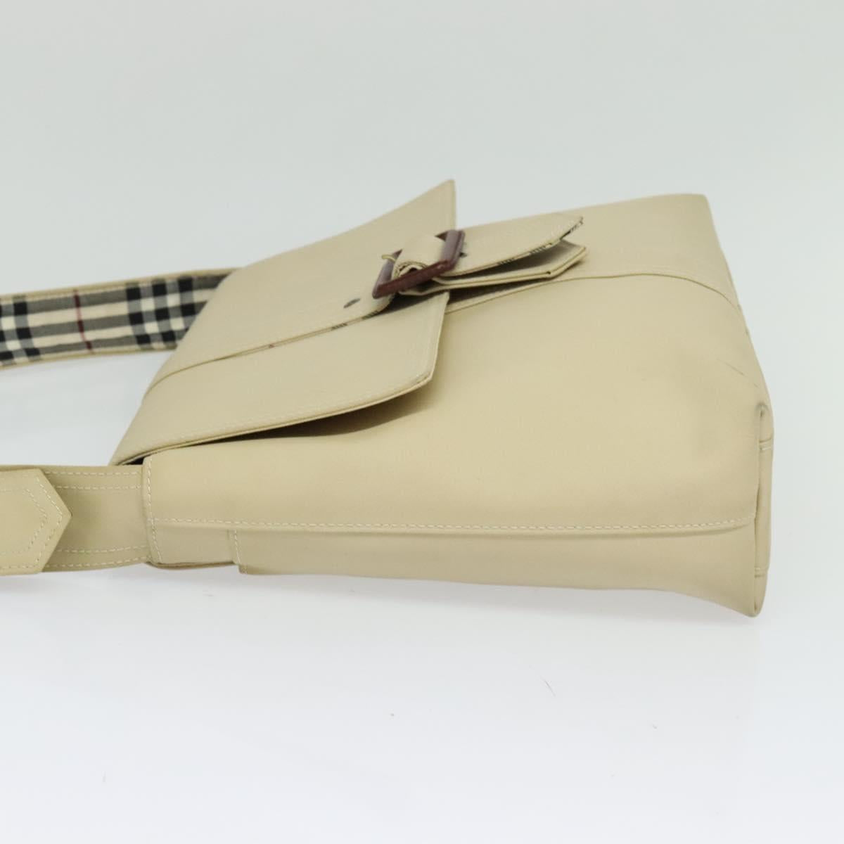 BURBERRY Shoulder Bag Canvas Beige