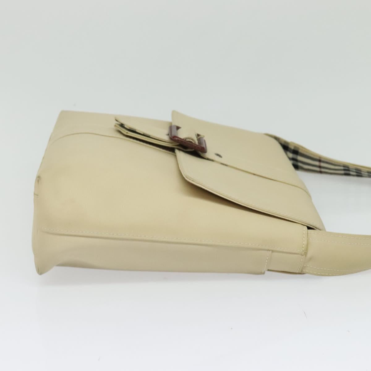 BURBERRY Shoulder Bag Canvas Beige