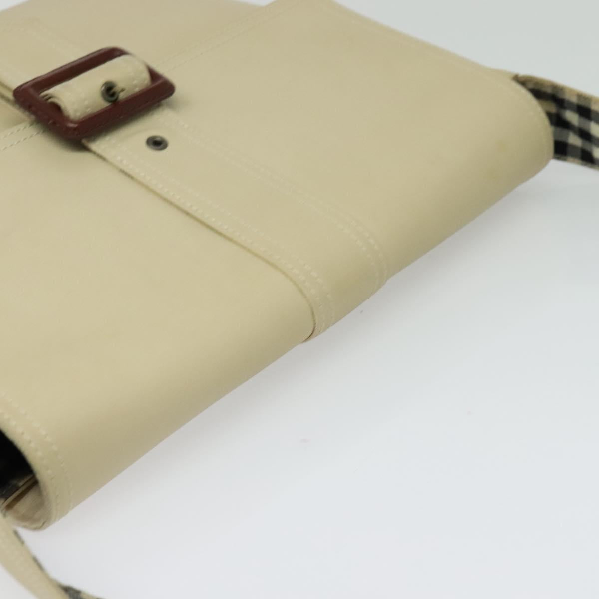 BURBERRY Shoulder Bag Canvas Beige