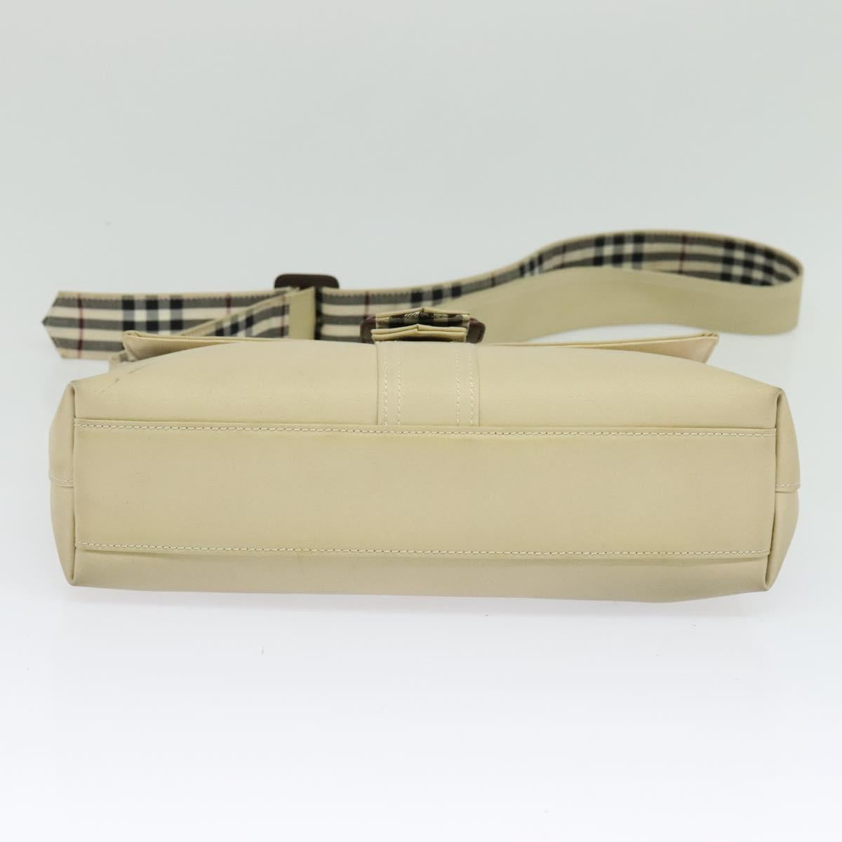 BURBERRY Shoulder Bag Canvas Beige
