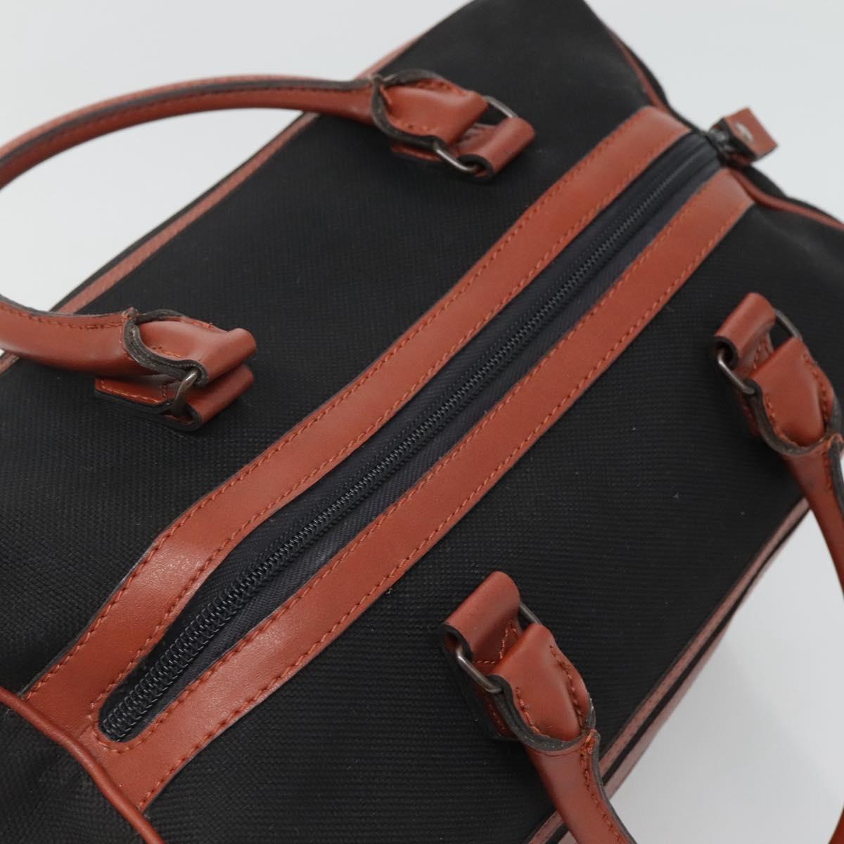 SAINT LAURENT Hand Bag Canvas Brown
