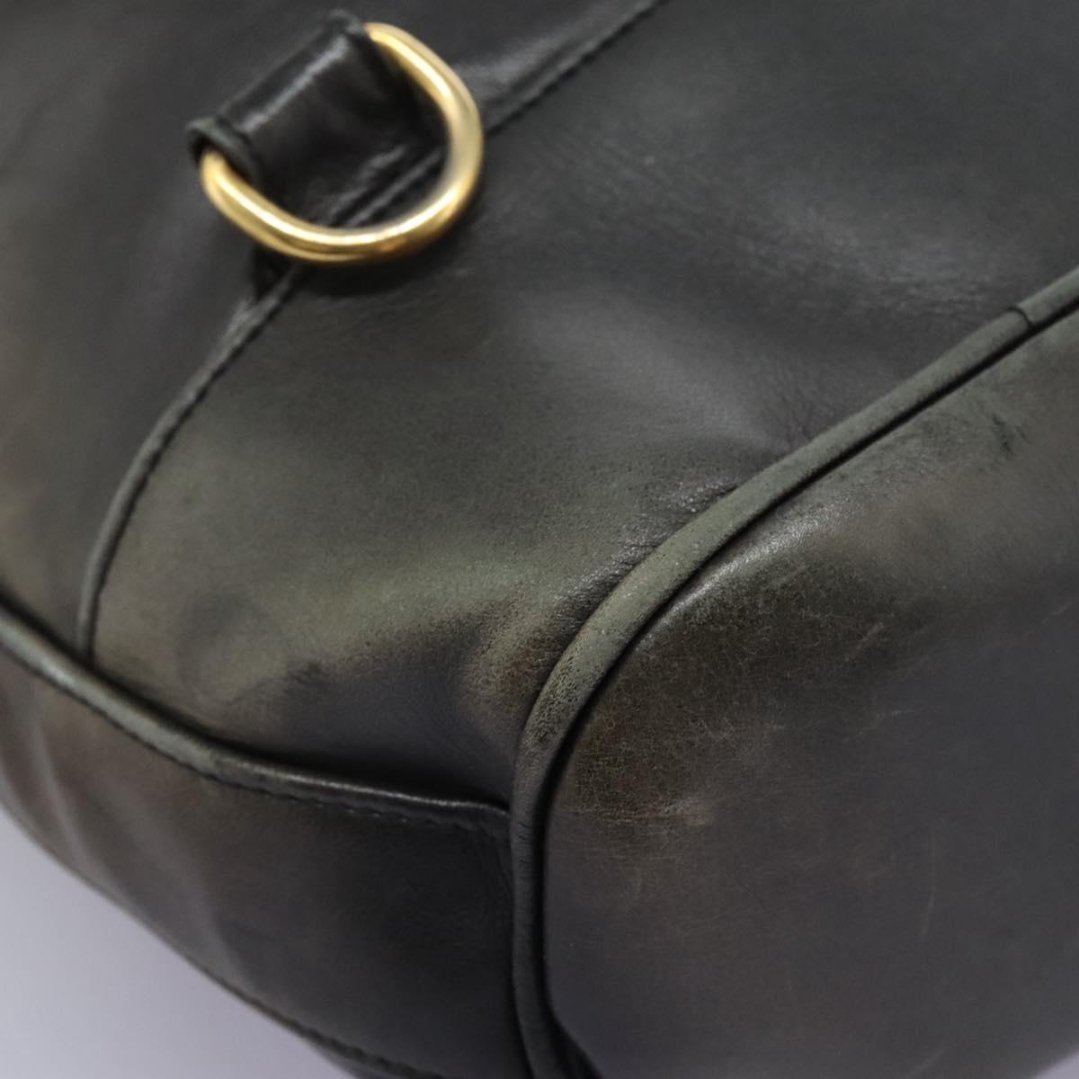 CHANEL Shoulder Bag Lamb Skin Black CC