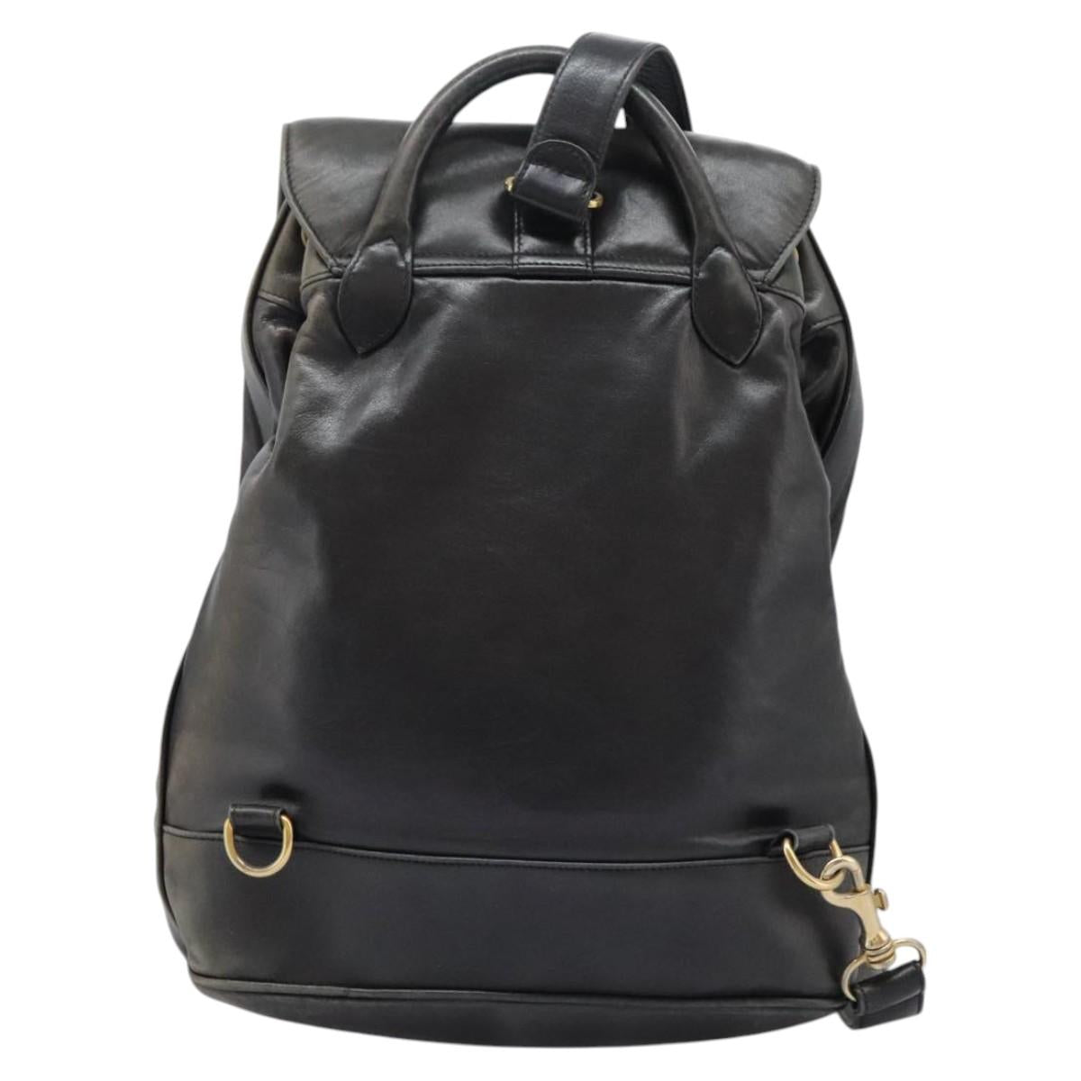CHANEL Shoulder Bag Lamb Skin Black CC