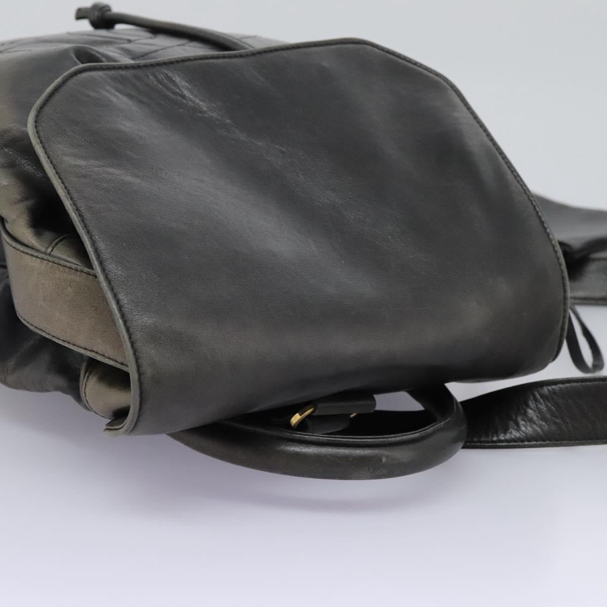 CHANEL Shoulder Bag Lamb Skin Black CC