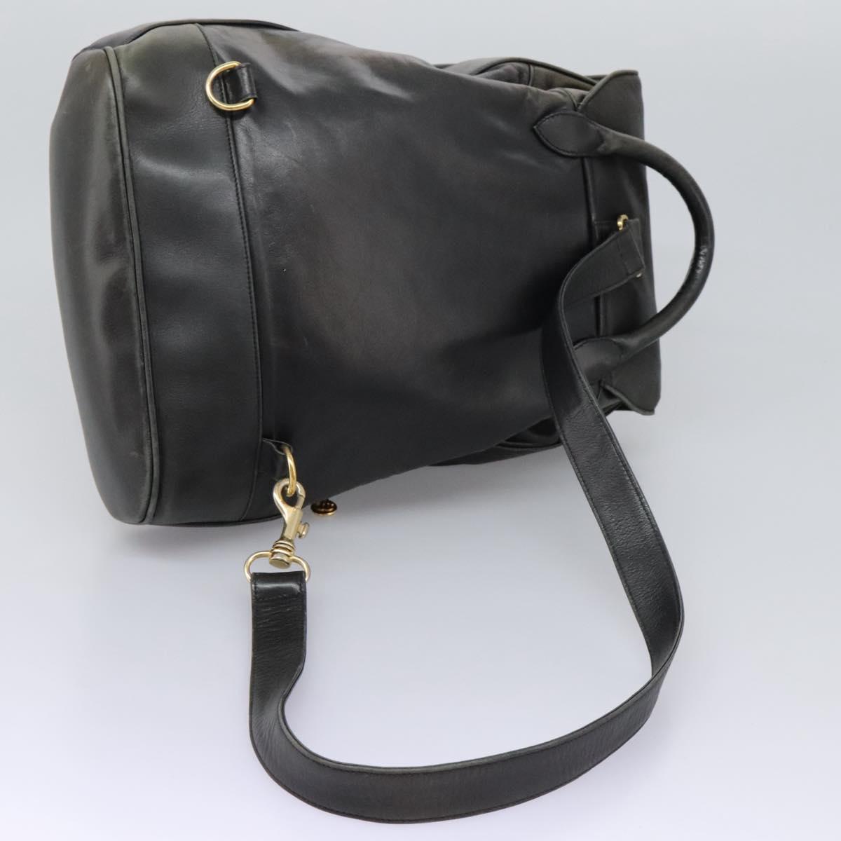 CHANEL Shoulder Bag Lamb Skin Black CC