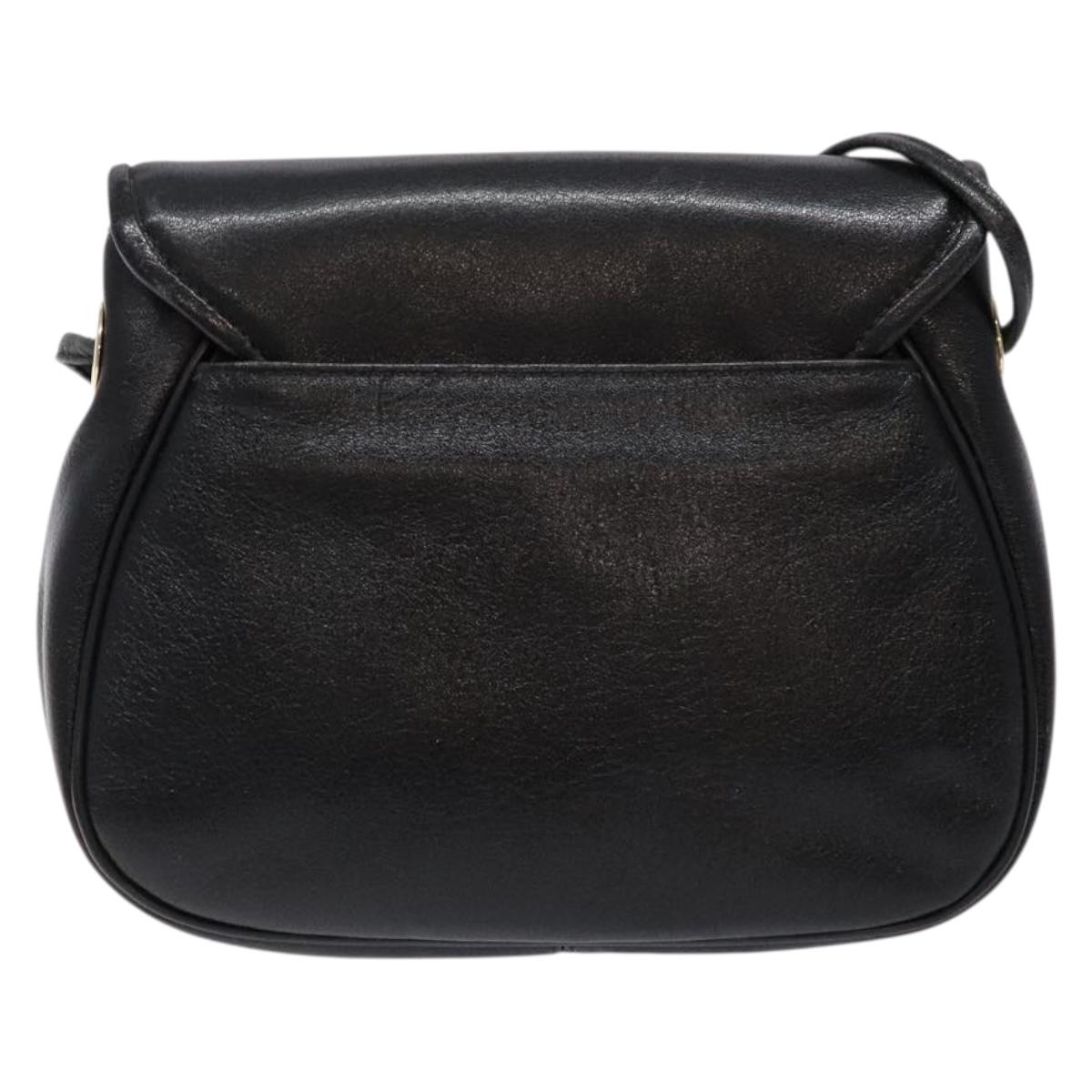 GIVENCHY Shoulder Bag Leather Gold Black