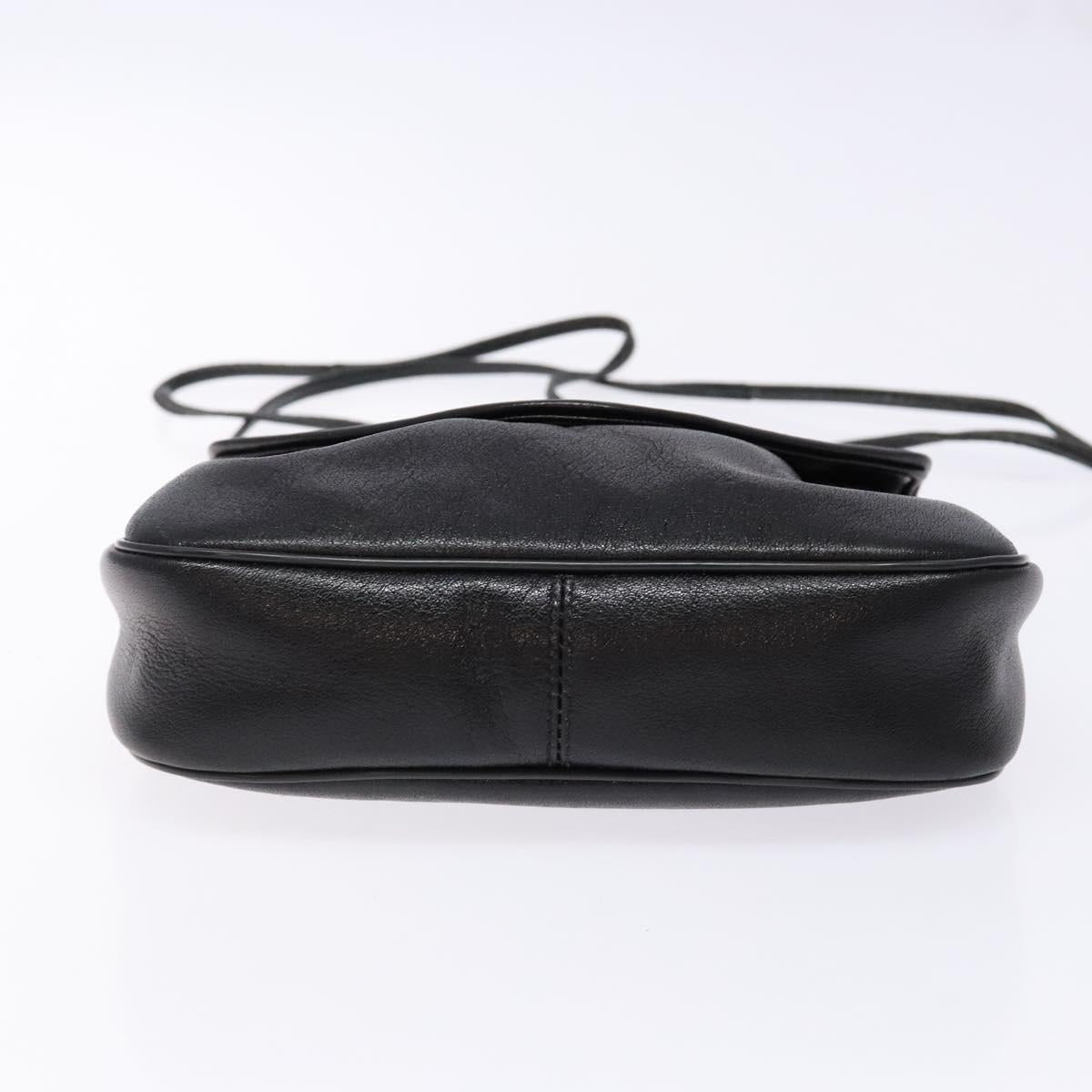 GIVENCHY Shoulder Bag Leather Gold Black