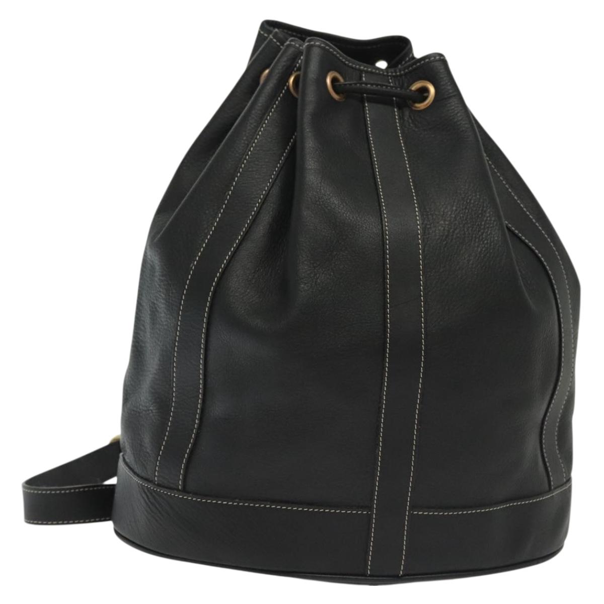 BALLY Shoulder Bag Leather Black