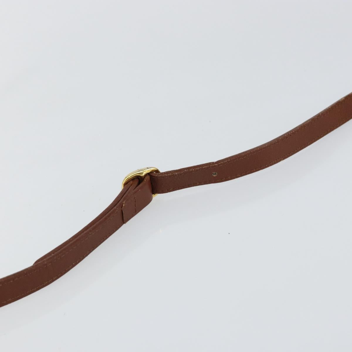 Burberrys Shoulder Bag Leather Brown Gold
