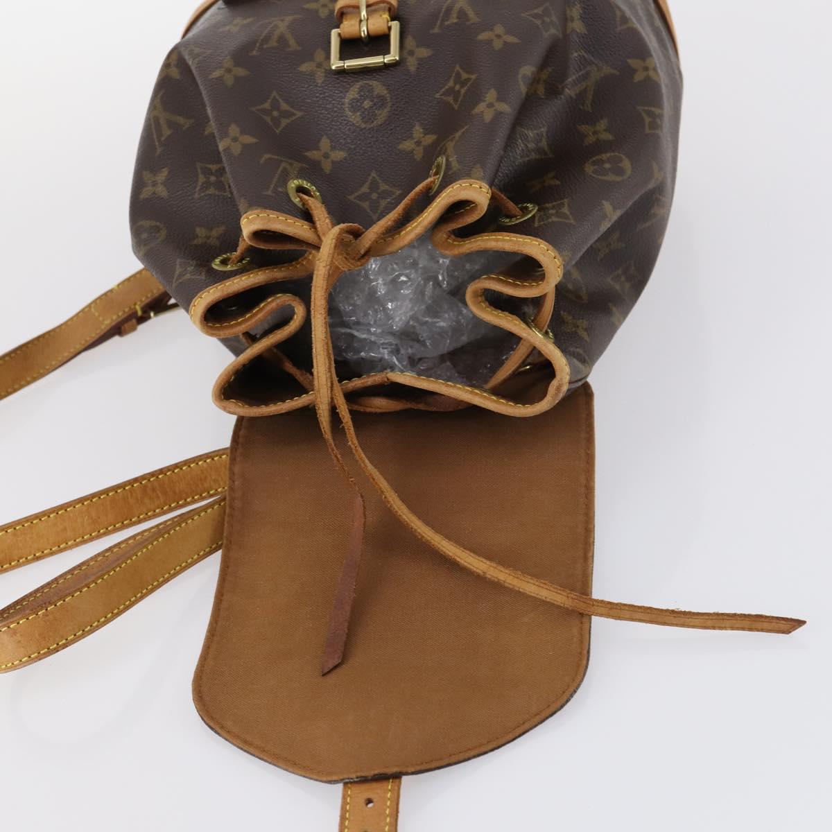Louis Vuitton Monogram Montsouris MM Backpack M51136 LV