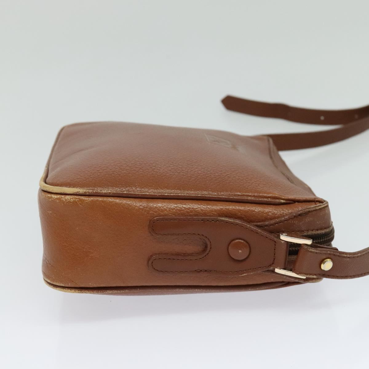 Burberrys Shoulder Bag Leather Brown