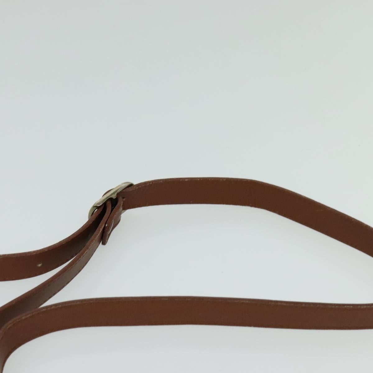 Burberrys Shoulder Bag Leather Brown