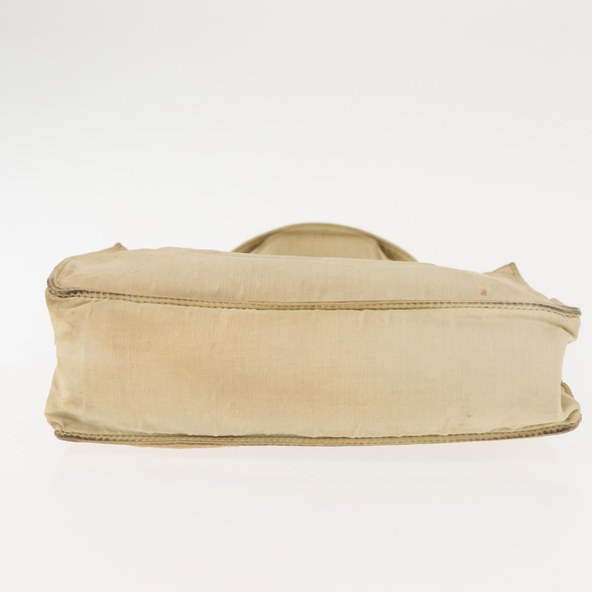 CHANEL Tote Bag Nylon Beige CC