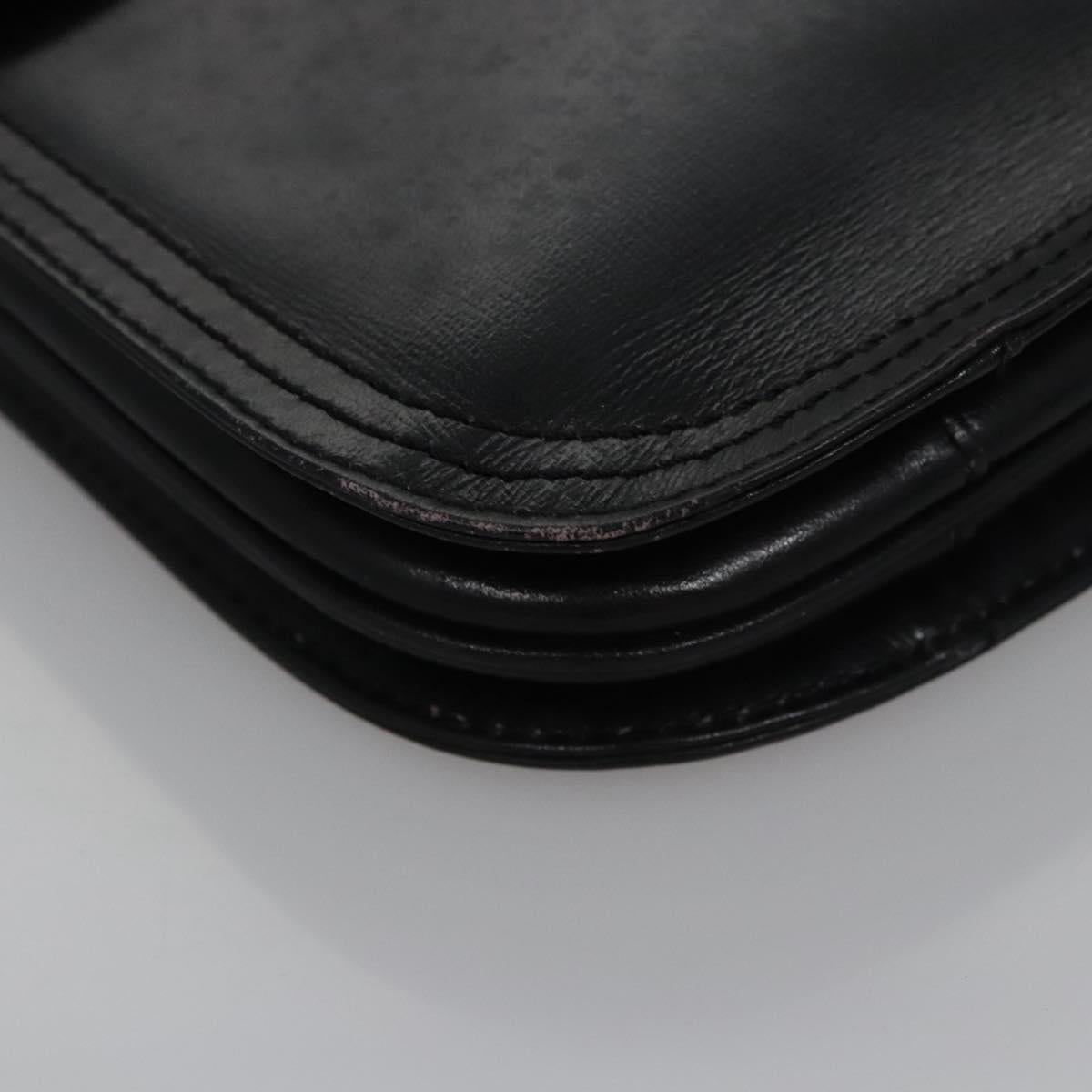SAINT LAURENT Shoulder Bag Leather Black