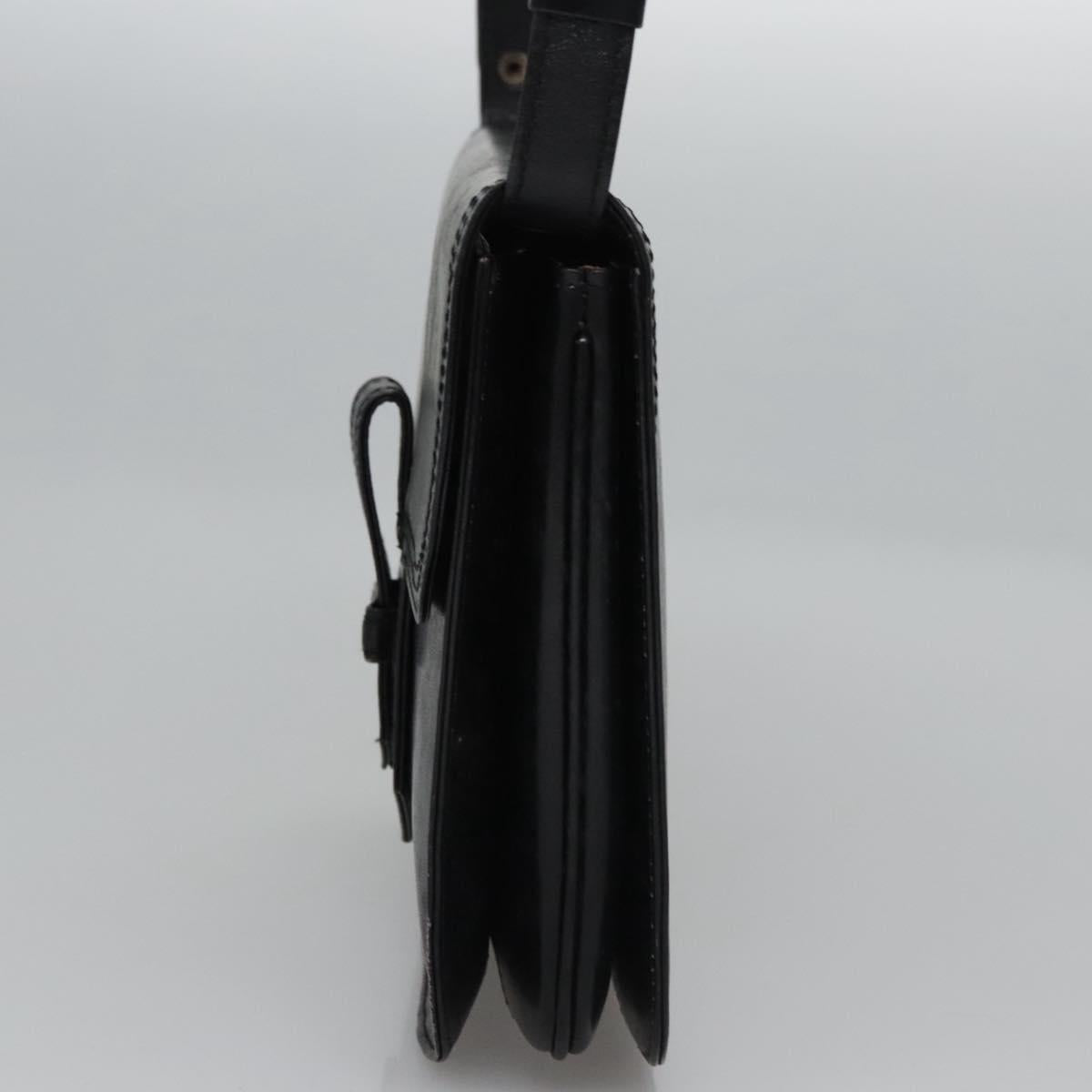SAINT LAURENT Shoulder Bag Leather Black