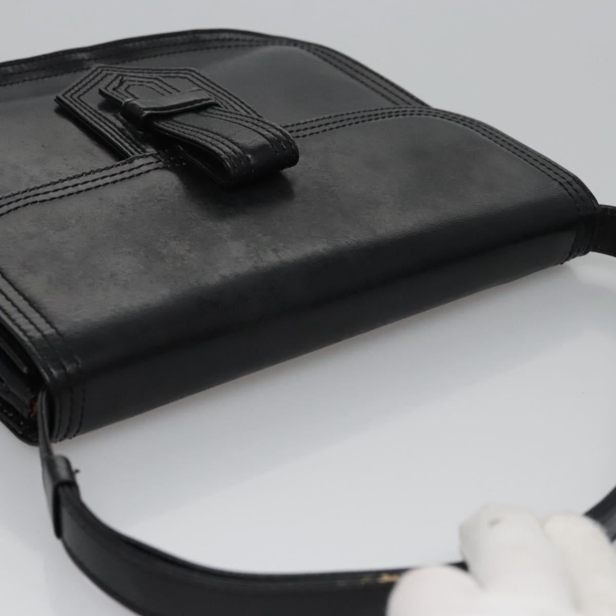 SAINT LAURENT Shoulder Bag Leather Black