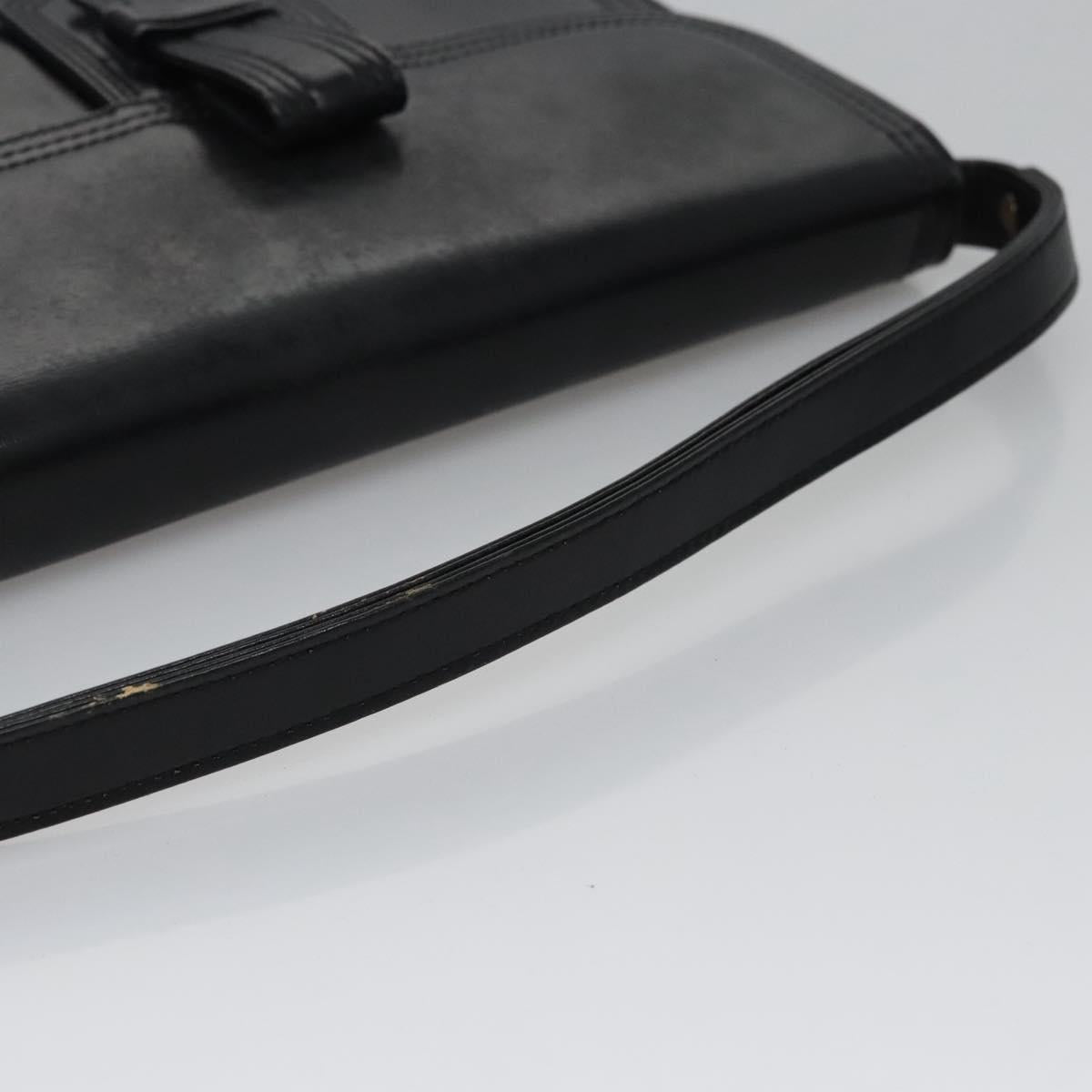 SAINT LAURENT Shoulder Bag Leather Black