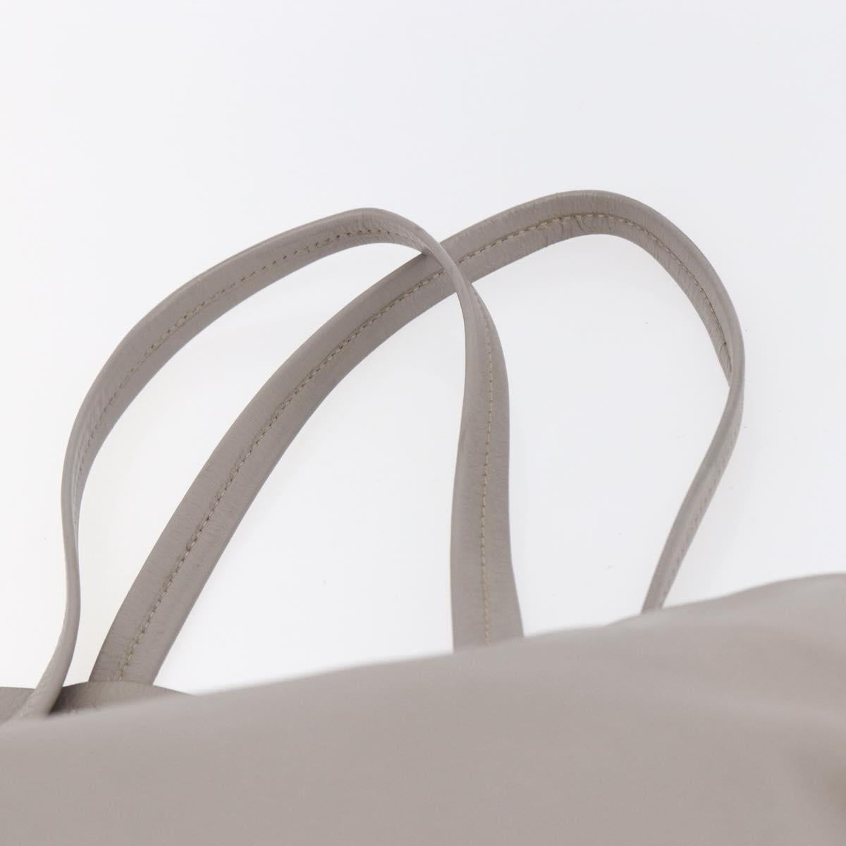 Miu Miu Tote Bag Leather Black Gray