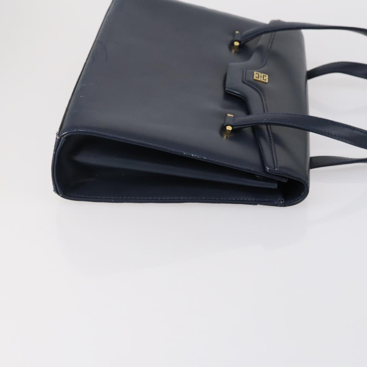 CELINE Givenchy Hand Bag Leather 2 Set Navy Green