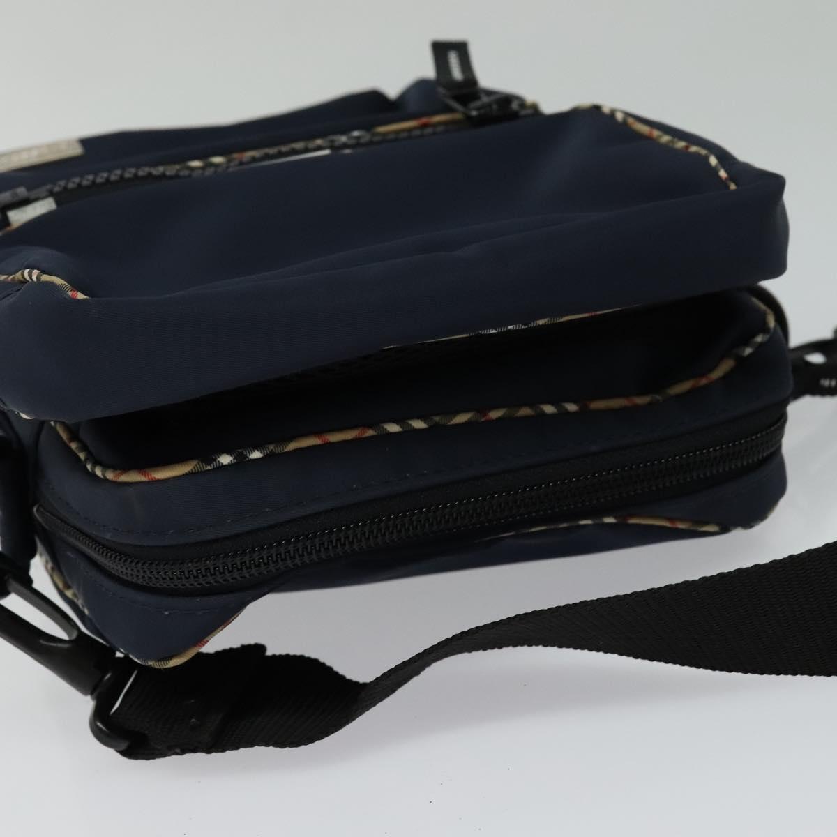 BURBERRY Shoulder Bag Nylon Navy