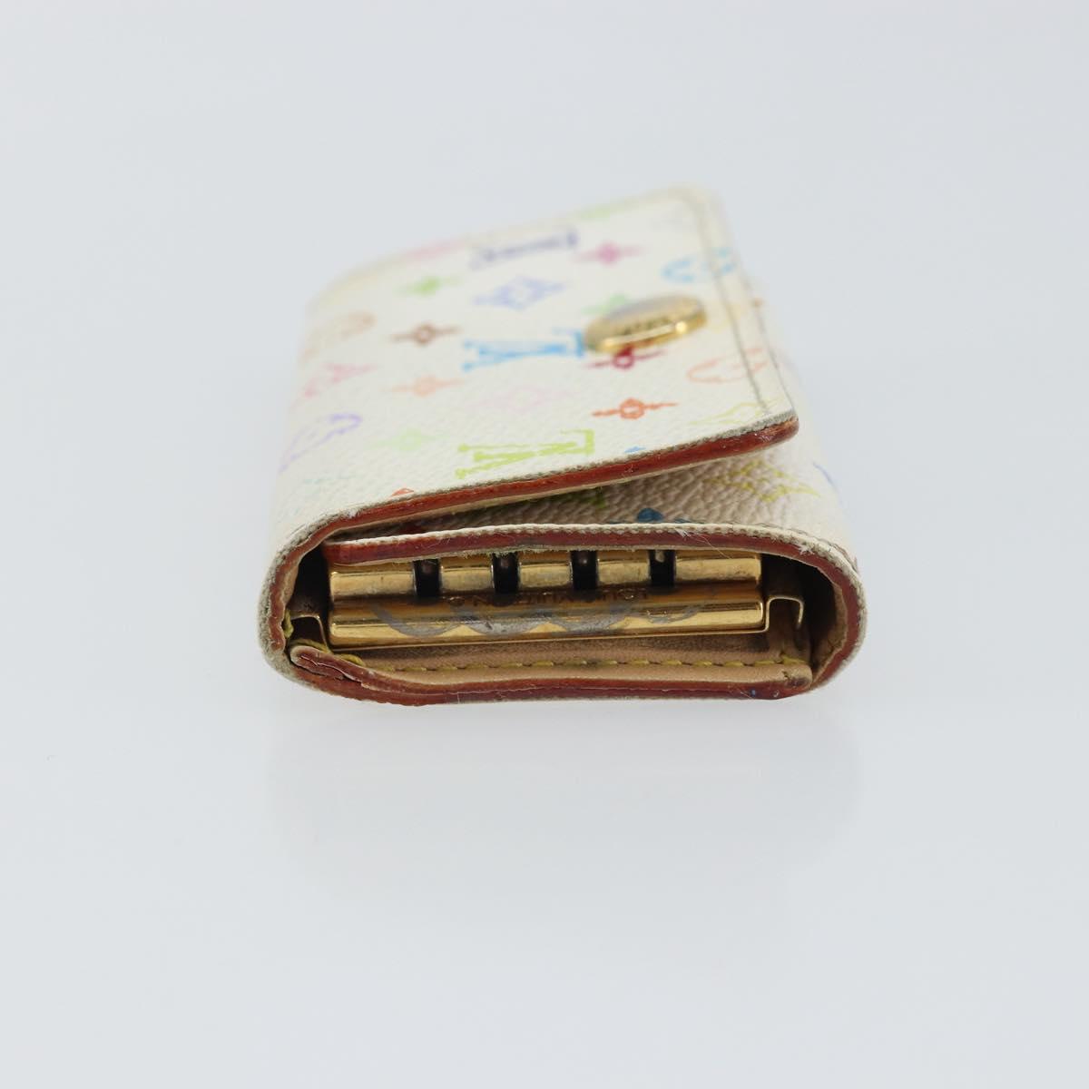 Louis Vuitton Monogram Multicolor Multicles 4 Key Case White M93731