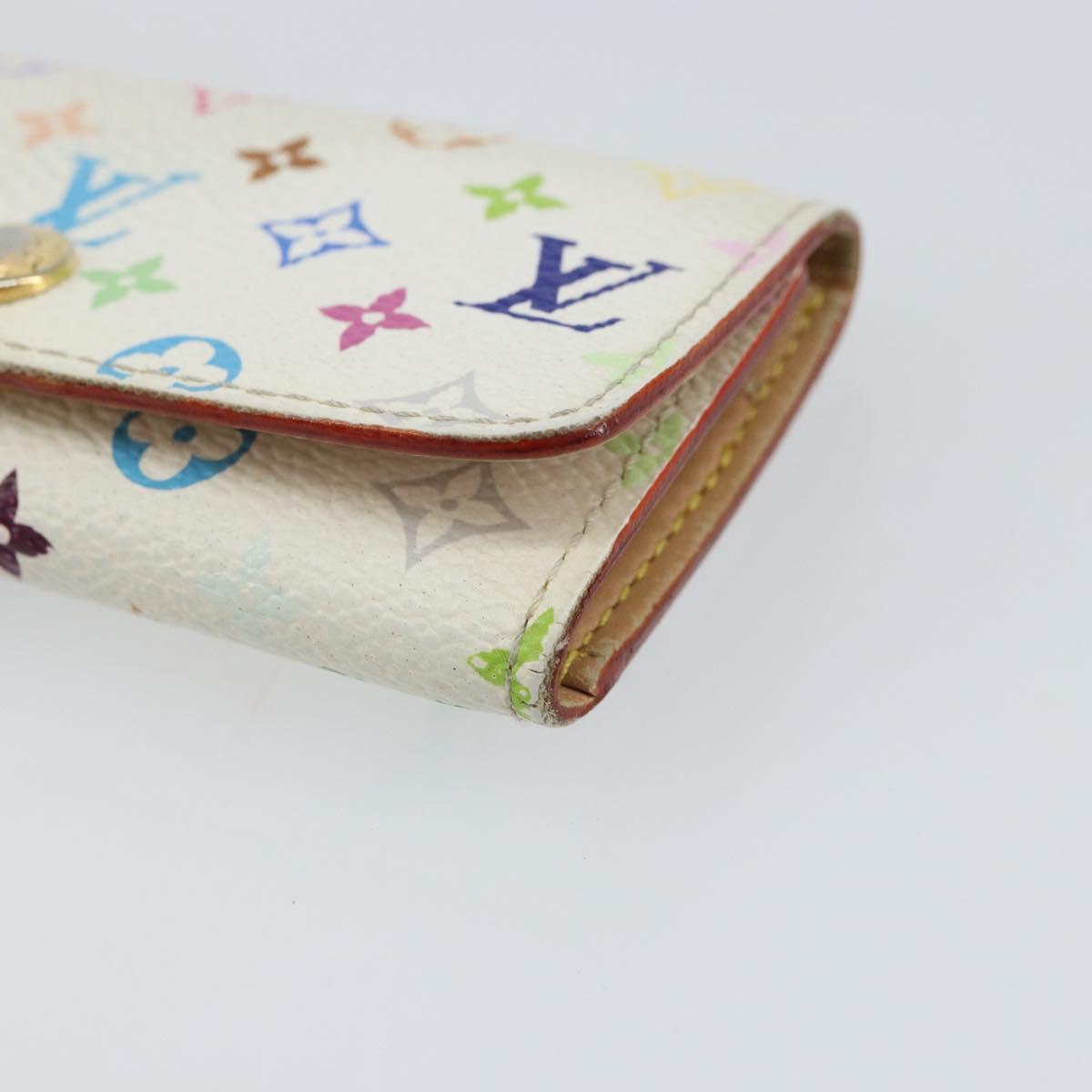 Louis Vuitton Monogram Multicolor Multicles 4 Key Case White M93731