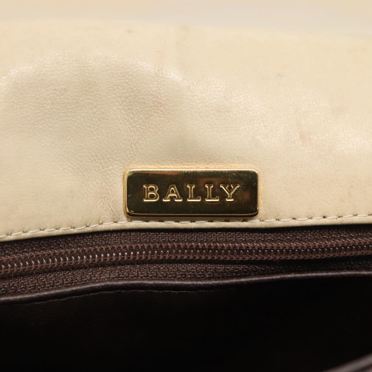 BALLY Shoulder Bag Leather Beige