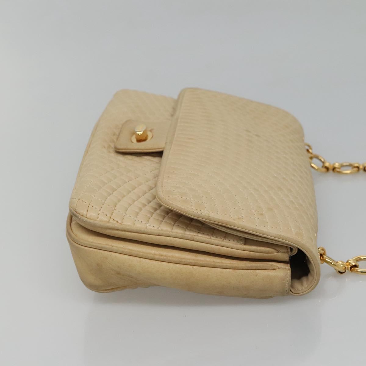 BALLY Shoulder Bag Leather Beige